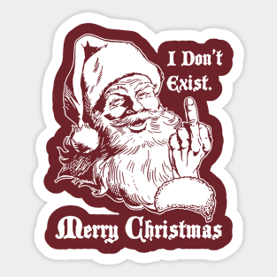 I Don't Exist. Sticker